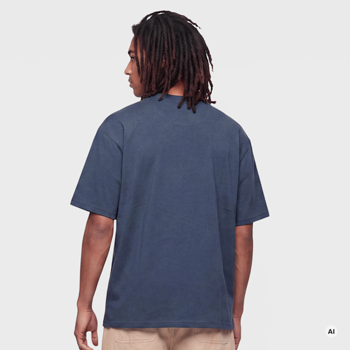 Karl Kani Kk College Oversized T-Shirt blu 103082 2