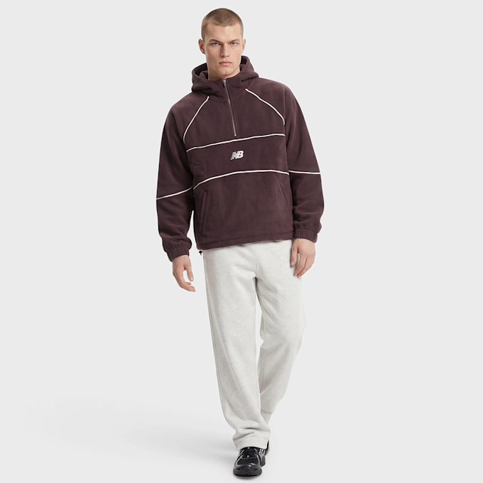New Balance Trackside Polar Fleece Hoodie vermelho 103094 5