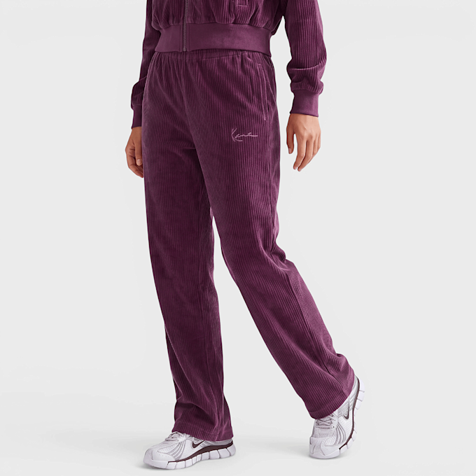 Karl Kani Signature Corduroy Trackpants lila 103102 1