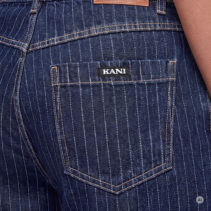 Karl Kani Retro Pinstripe Jeans bleu 103107 3