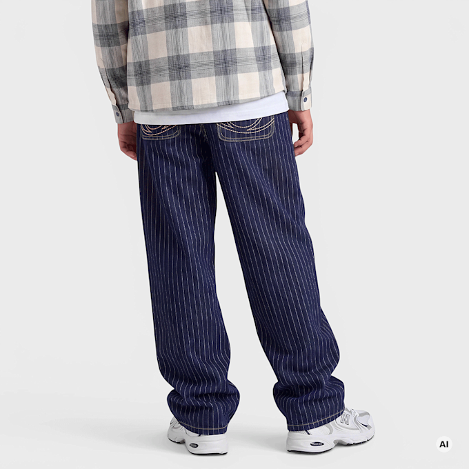Karl Kani OG Baggy Pinstripe Jeans Junior azul 103085 2