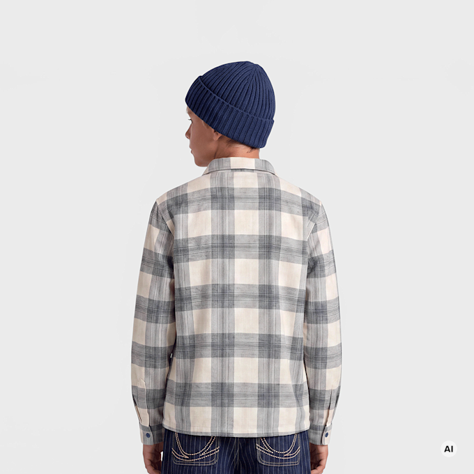Karl Kani Kani Jeans Check Flannel Shirt Junior blau 103087 2