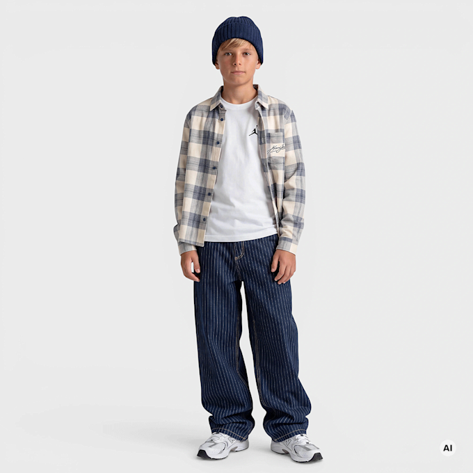 Karl Kani Kani Jeans Check Flannel Shirt Junior blau 103087 4
