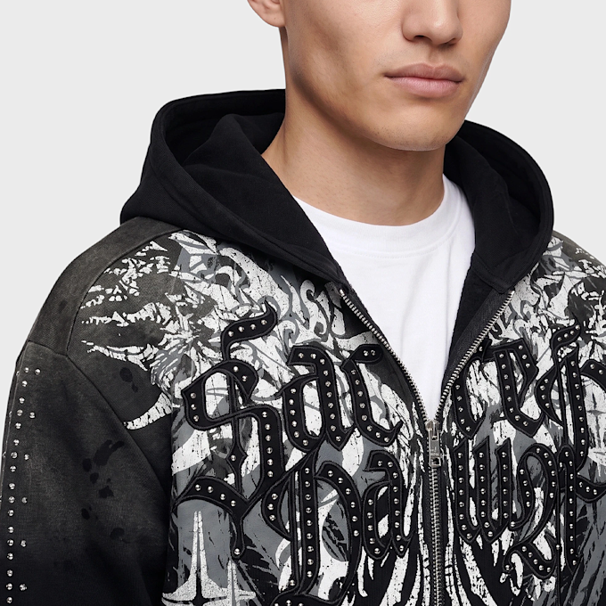Smoke Rise Sacred Dawn Hoodie Schwarz 103159 3