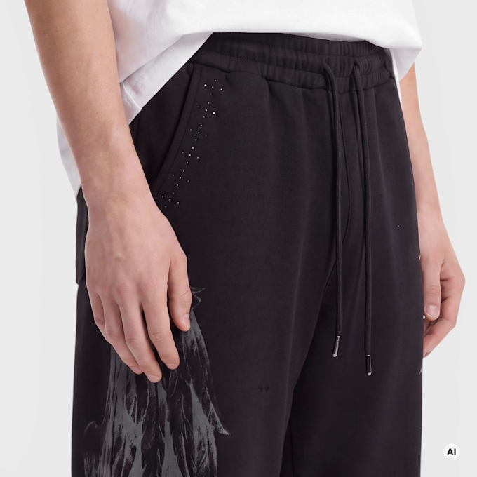 Smoke Rise Sacred Dawn Fleece Pant crna 103162 3