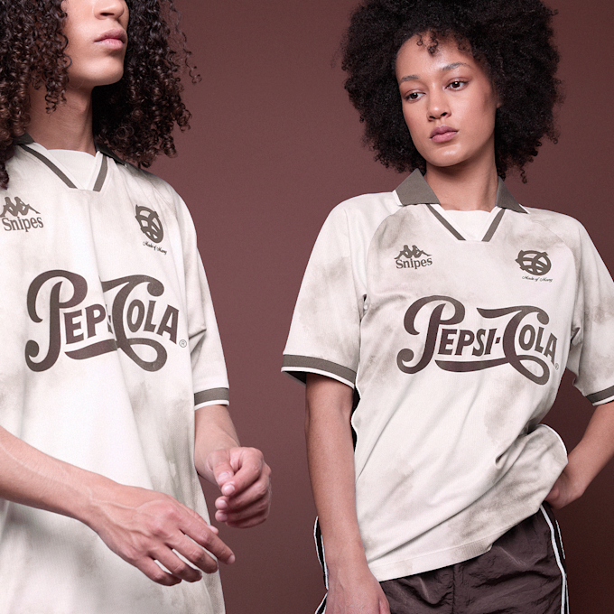 KAPPA x SNIPES KAPPA x SNIPES Jersey AOP biały 103178 1