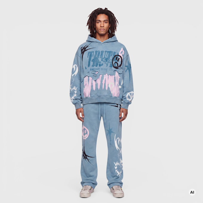 Smoke Rise Truth Fleece Pant blau 103167 4
