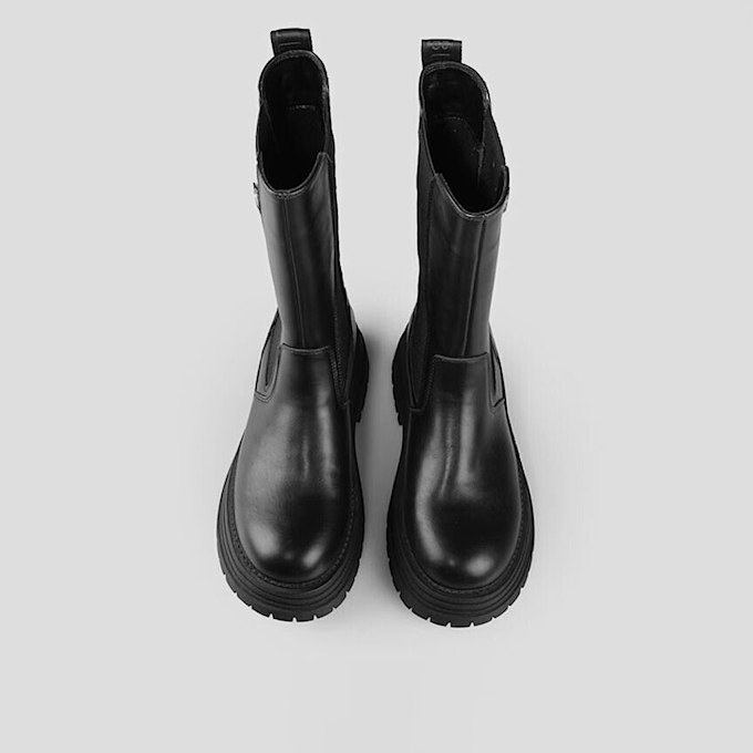 Buffalo Lennox Chelsea HI Vegan Nappa zwart 103176 3