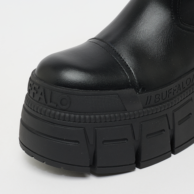 Buffalo Goshper Zip Mid Vegan Nappa black noir 103173 6