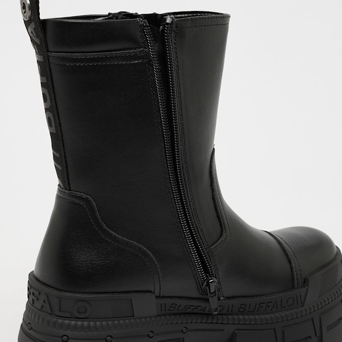 Buffalo Goshper Zip Mid Vegan Nappa Nero 103173 7