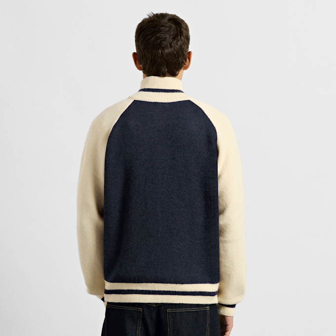 Burocs Knitted Zip Hoodie blu 103212 2