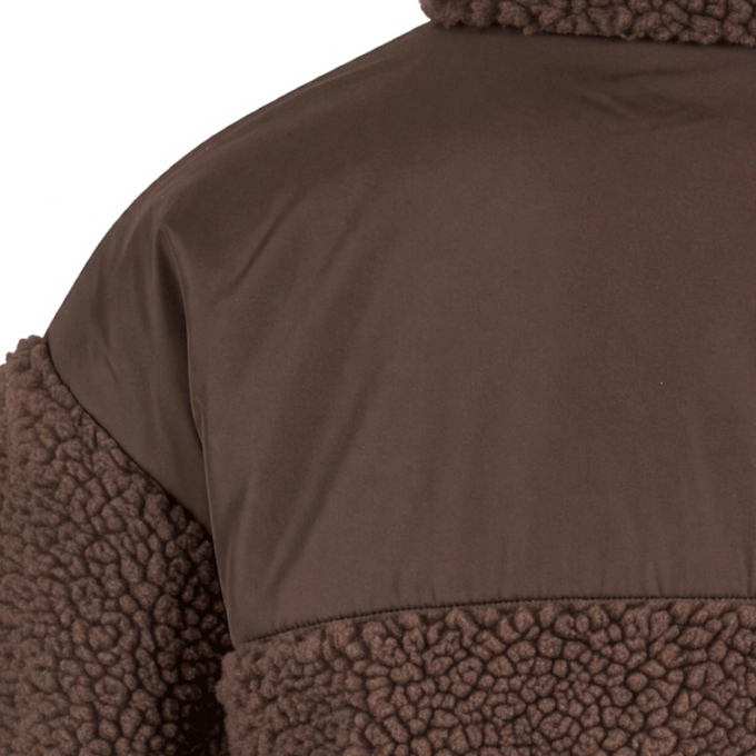 Urban Classics Ladies Sherpa Mix Jacket castanho 103283 4