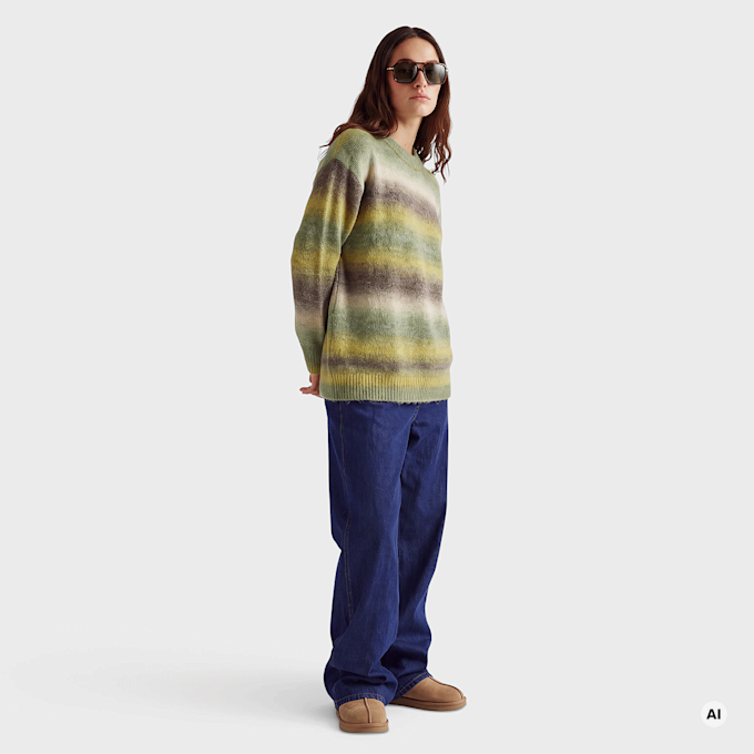 Another Cotton Lab Another Cozy Sweater zelena 103370 4