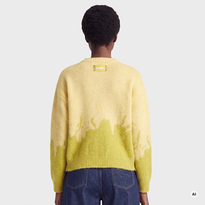 Another Cotton Lab Another Fluffy Knit Sweater Gelb 103371 2