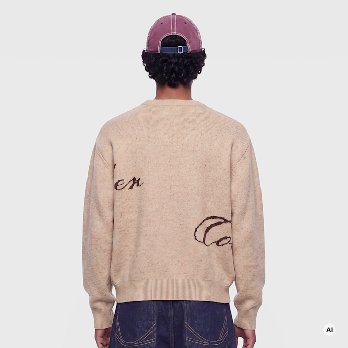 Another Cotton Lab Signature Knit Sweater beige 103452 2