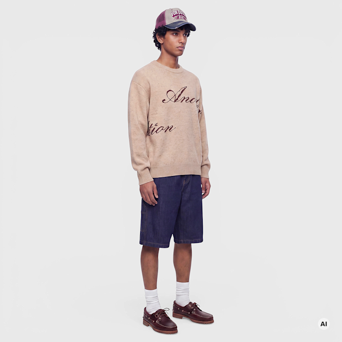Another Cotton Lab Signature Knit Sweater bege 103452 4