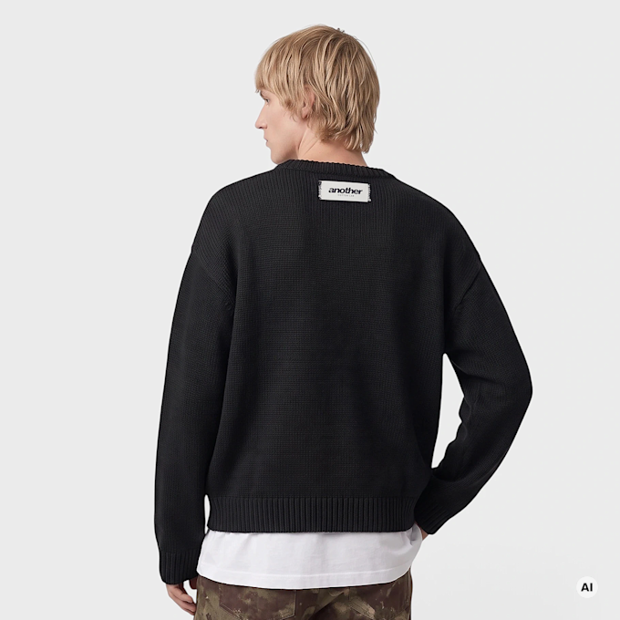 Another Cotton Lab Another Signature Knit Sweater zwart 103433 2