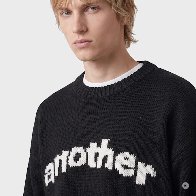 Another Cotton Lab Another Signature Knit Sweater crna 103433 3