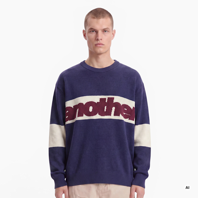 Another Cotton Lab Another Knit Sweater blau 103432 1