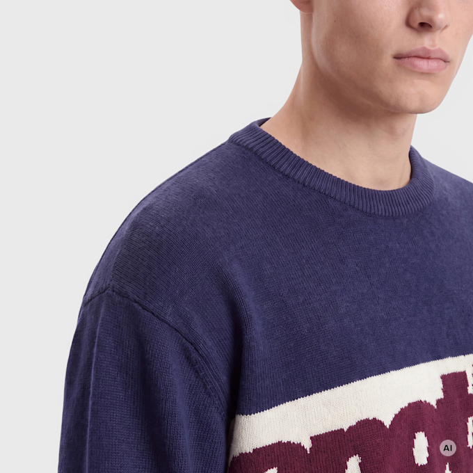 Another Cotton Lab Another Knit Sweater blau 103432 3