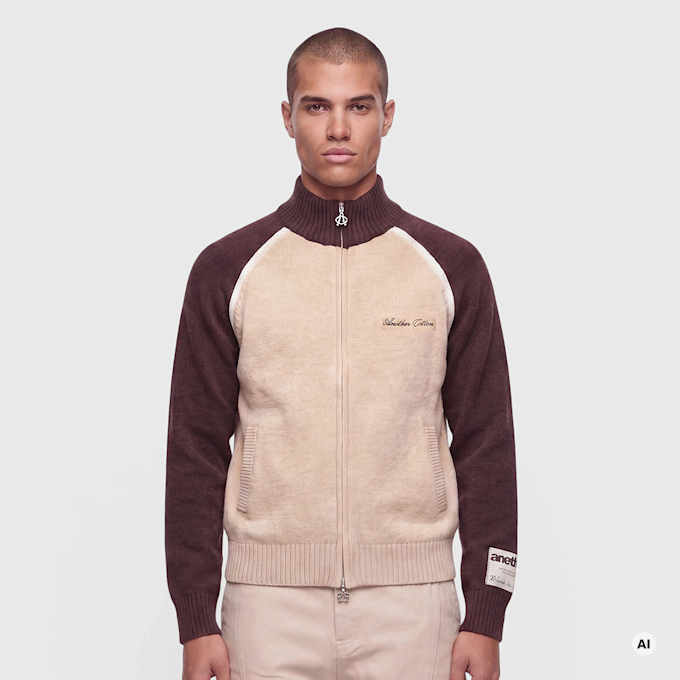 Another Cotton Lab Another Zip Cardigan smeđa 103437 1
