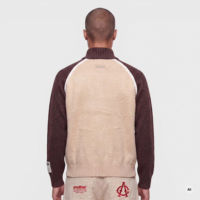 Another Cotton Lab Another Zip Cardigan smeđa 103437 2