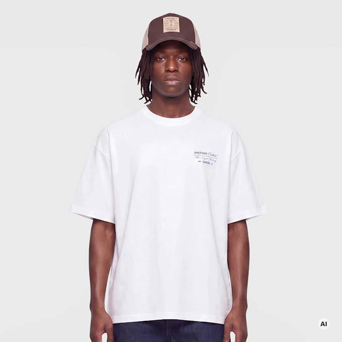 Another Cotton Lab Another Sunday T-Shirt blanc 103438 2