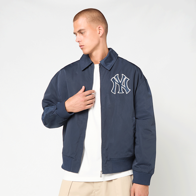 New Era MLB Collared Jacket bleu 103450 1