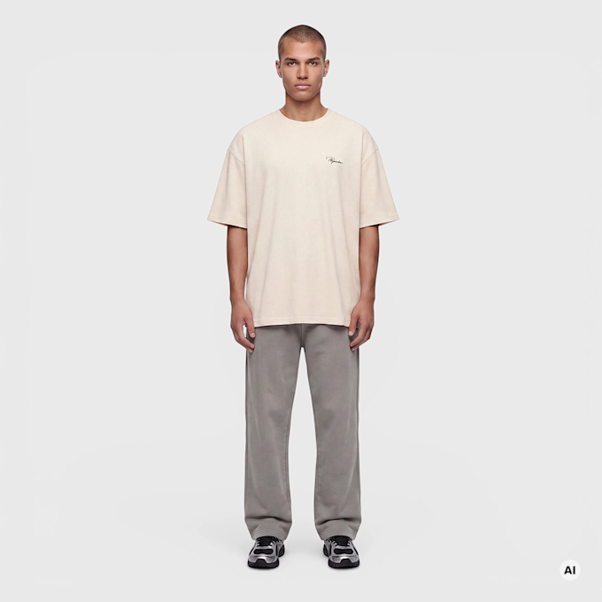 Pegador Signar Oversized Rib Tee bež 103485 4