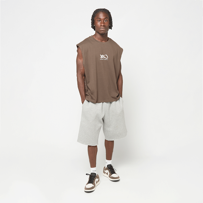 K1X Tag Logo Sleeveless Tee brun 103544 4