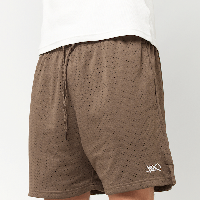 K1X Tag Logo Mesh Shorts braun 103546 3