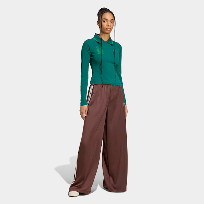 adidas Originals Adicolor Track Pants Satin Wide Leg braun 103517 5