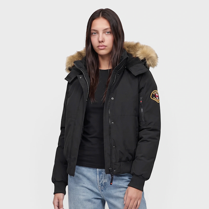 Zavetti Canada W OLIVIA HOODED BOMBER JACKET black Schwarz 103554 1