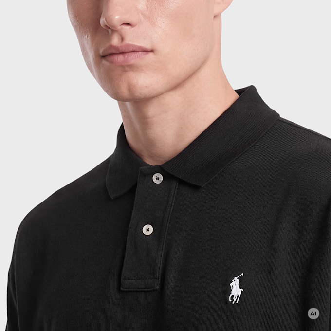 Polo Ralph Lauren Knit Polo Nero 103621 3