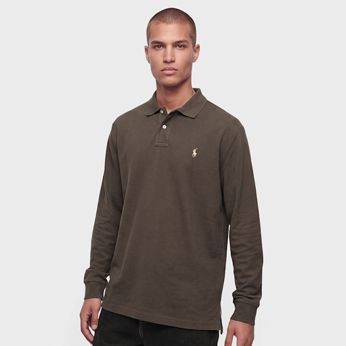 Polo Ralph Lauren LSKCCMSLM2-LONG SLEEVE-KNIT nutmeg brown/c8663 castanho 103664 1
