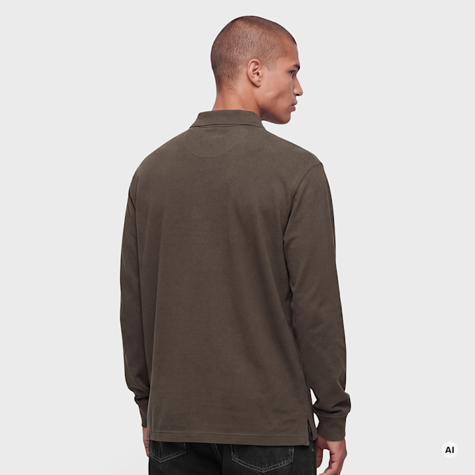 Polo Ralph Lauren LSKCCMSLM2-LONG SLEEVE-KNIT nutmeg brown/c8663 castanho 103664 2
