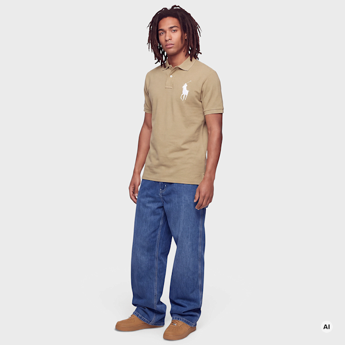 Polo Ralph Lauren Knit Polo bež 103624 4