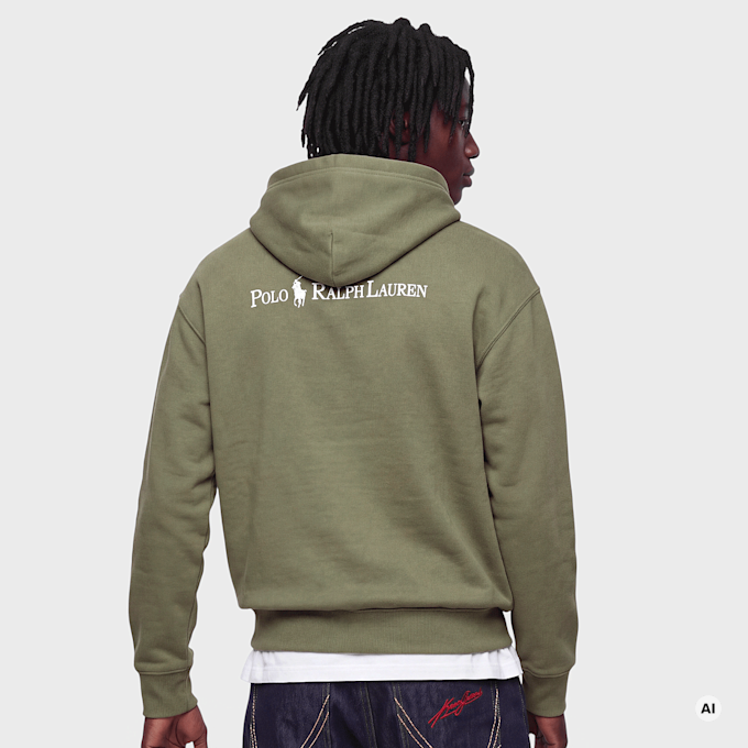 Polo Ralph Lauren LSPOHOODM11-LONG SLEEVE-SWEATSHIRT cruise olive vert 103630 2