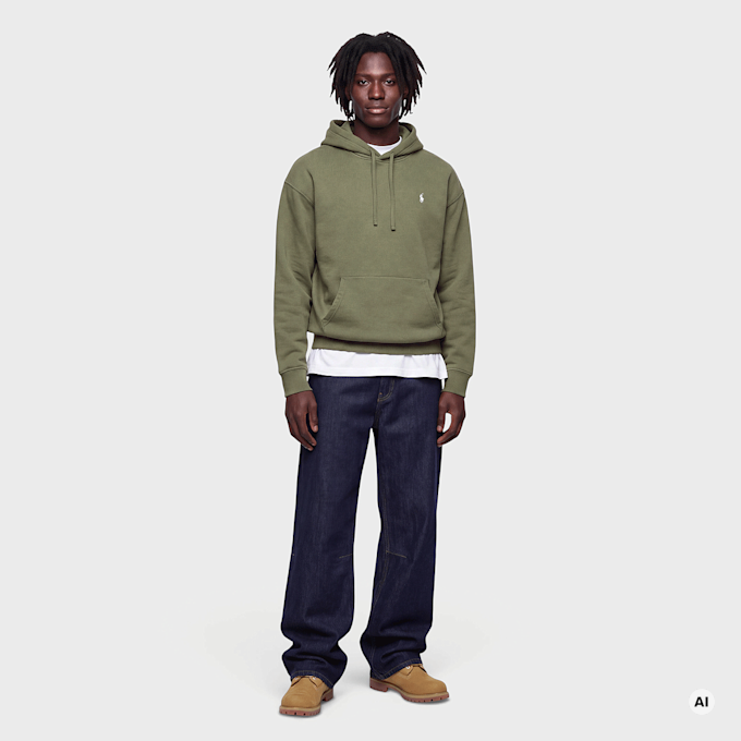 Polo Ralph Lauren LSPOHOODM11-LONG SLEEVE-SWEATSHIRT cruise olive vert 103630 4