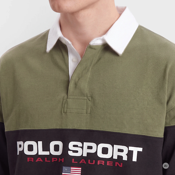 Polo Ralph Lauren Knit Rugby Pullover wielokolorowy 103674 3