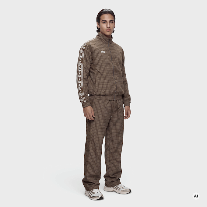 Umbro Pinstripe Relaxed Pant Braun 103746 4