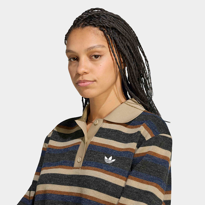 adidas Originals Stripe Knitted Polo crna 103771 3