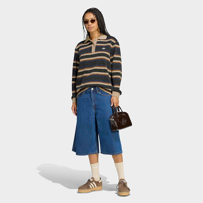 adidas Originals Stripe Knitted Polo crna 103771 4