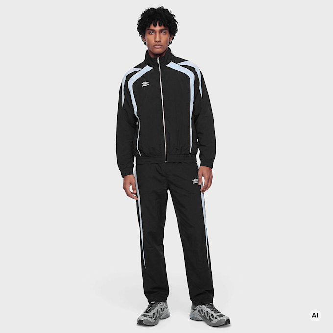 Umbro Pinstripe Relaxed Pant zwart 103750 4