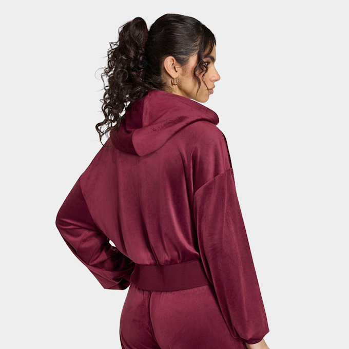 adidas Originals Essentials Velvet Track Top rood 103774 2