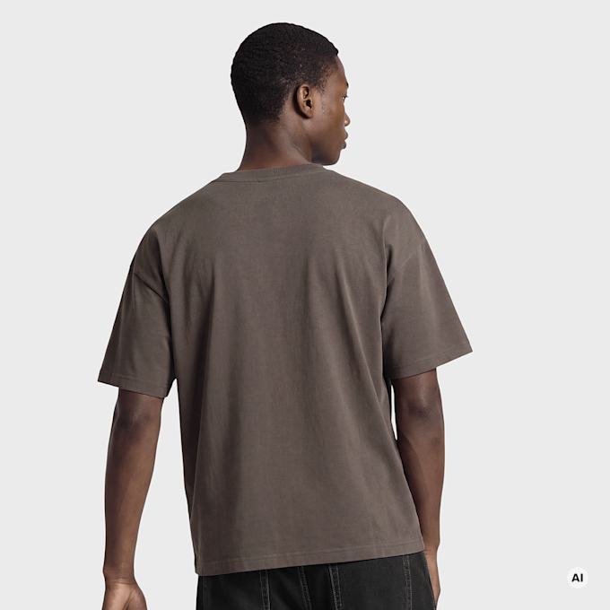 Umbro Washed Boxy Tee brun 103738 2