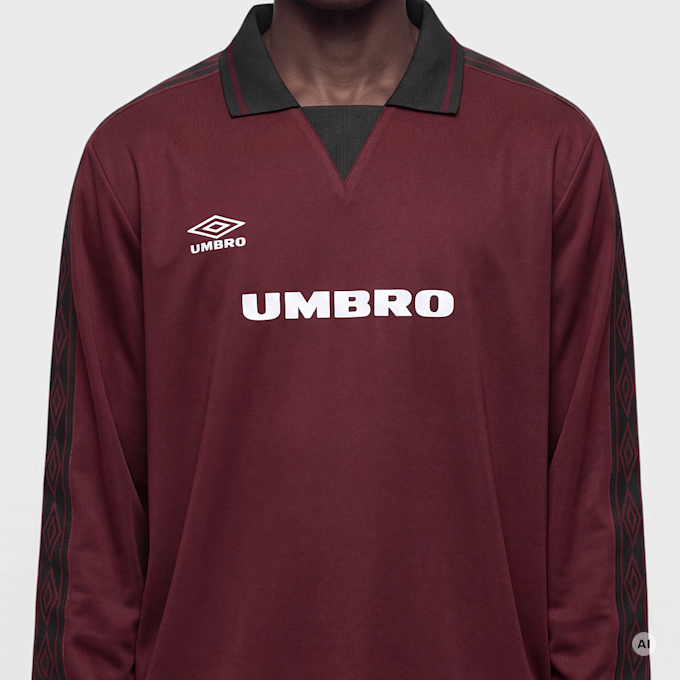 Umbro Taped Longsleeve Jersey czerwony 103740 3
