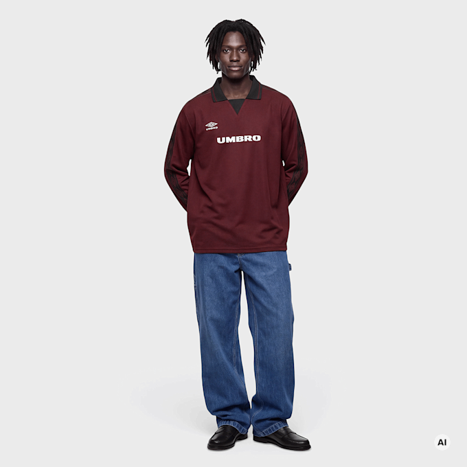 Umbro Taped Longsleeve Jersey crvena 103740 4
