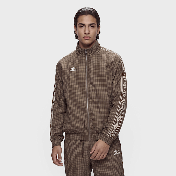 Umbro Checkered Track Jacket brązowy 103741 1