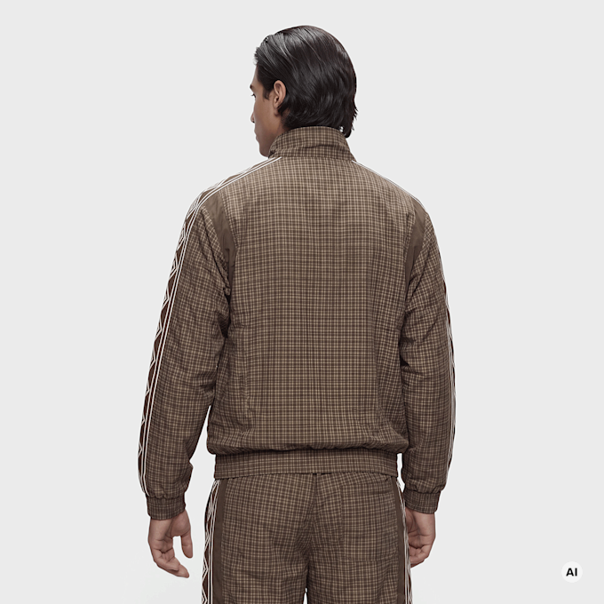 Umbro Checkered Track Jacket castanho 103741 2